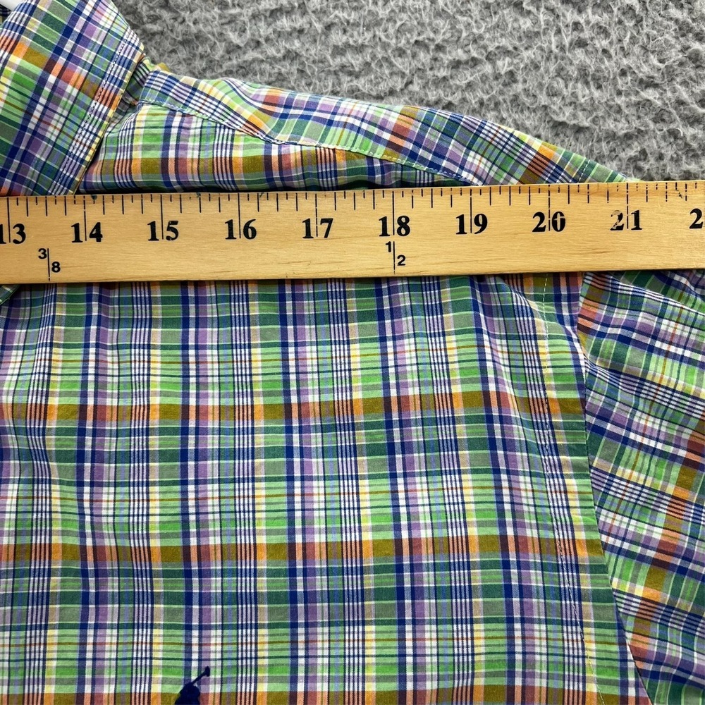 Polo Ralph Lauren Shirt Men XXL Classic Fit Plaid Button Down Multi Color Cotton - Picture 5 of 15